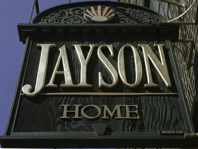 Image of Jayson Home Sign Chicago,IL, Gold Leaf Signs Chicago, Gold Leaf Lettering, Gold Leaf Signs Milwaukee, Gilded Signs, Gold Leaf Chicago