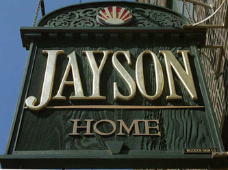 Image of custom wood sign Chicago clybourn ave.