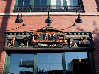 Picture shows Harry Carays Tavern Sign Relief Panel Frieze Wrigleyville Chicago,IL, Chicago Sign Companies, Wisconsin Sign Companies