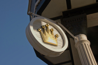 Image of Westend Dental Sign in Chicago, Signs Lincoln Park, Sign makers Chicago, Gold Leaf Signs Chicago, 